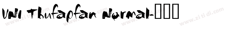 VNI Thufapfan Normal字体转换